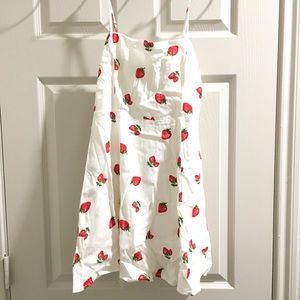 strawberry summer dress